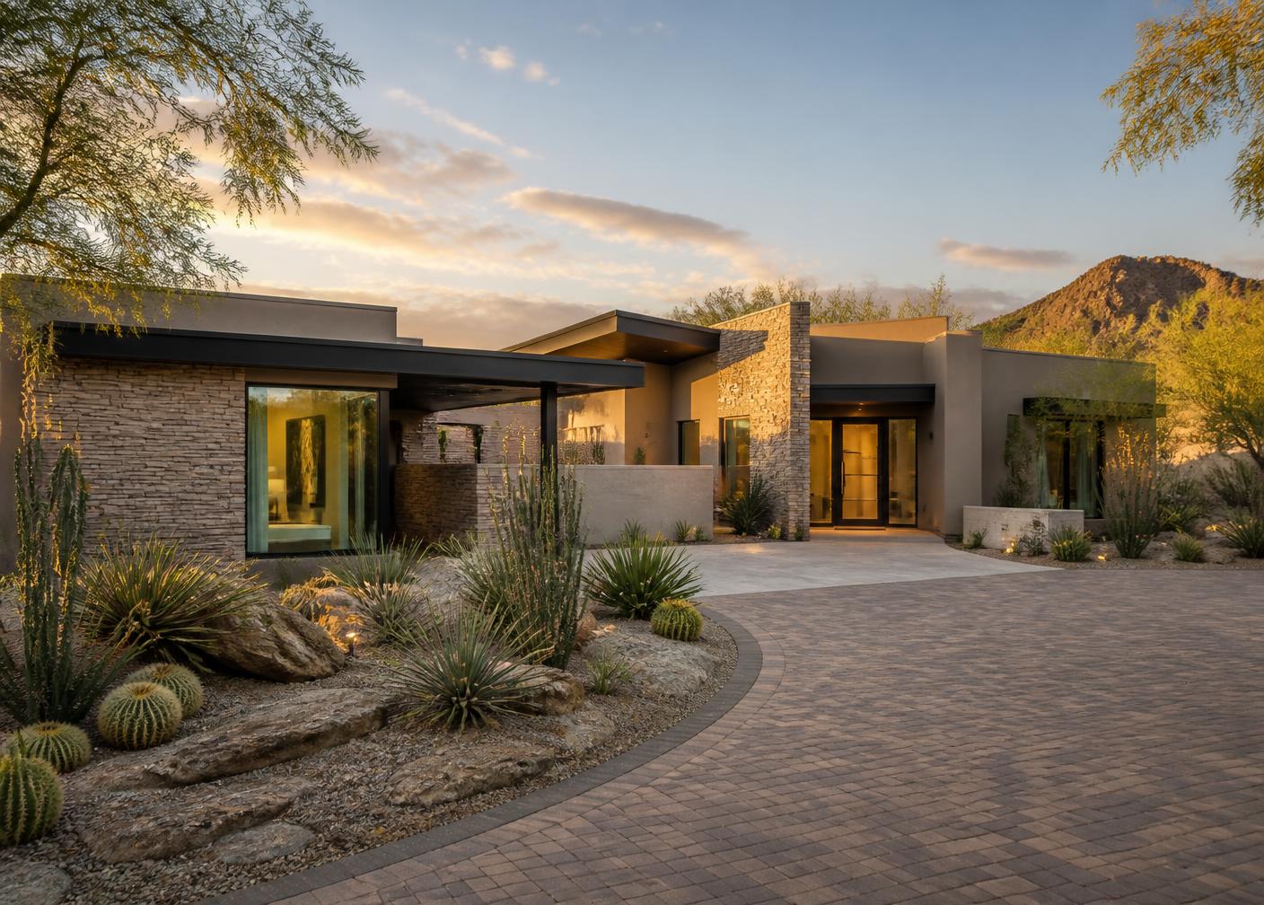 Scottsdale Desert Modern Residence — Custom homes